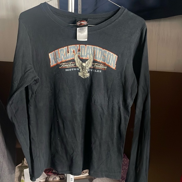 Harley-Davidson Tops - Black Long Sleeve HD Top